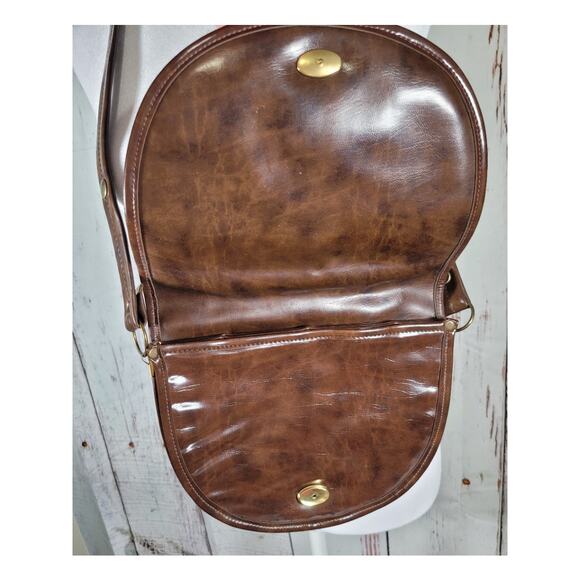 Vintage 1960's Brown‎ Faux Fur Handbag Purse - Picture 9 of 9